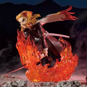 bandai glasses factory demon slayer vs series plus kyojuro rengoku prize figure
