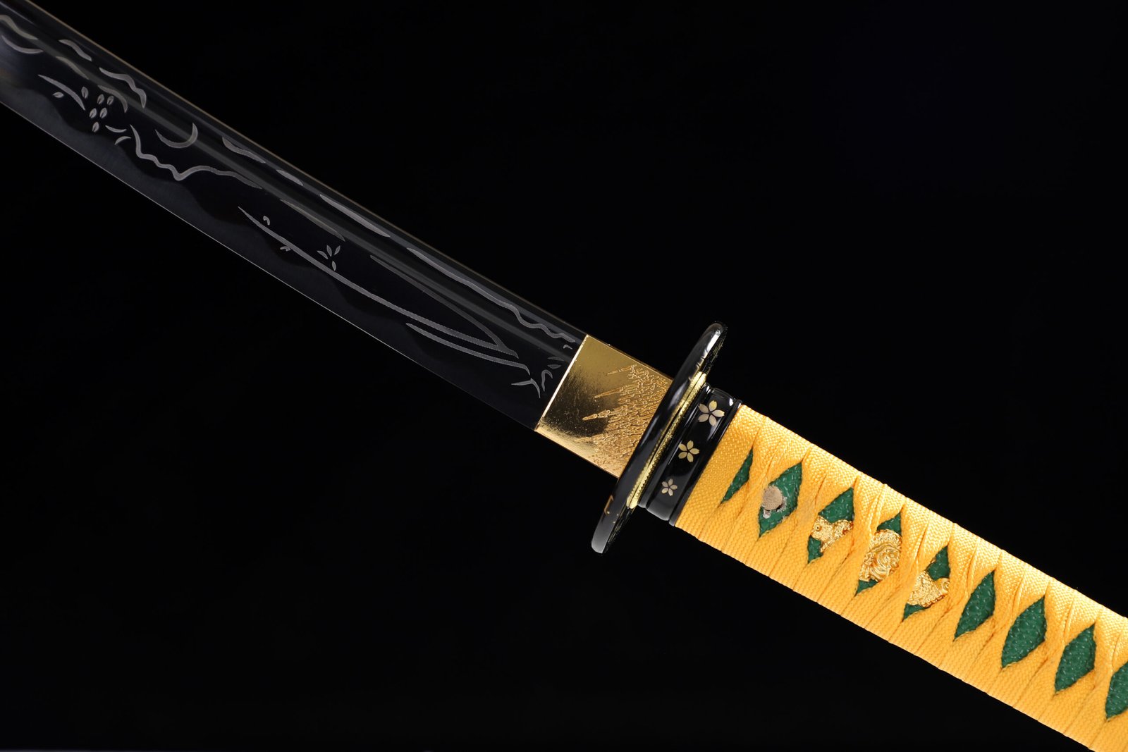 28" Orchid Handcrafted Knife (Golden Python Leather Scabbard) - Image 4