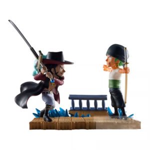 bandai glass factory one piece wcf log stories zoro/sanji vs mihawk/eyes of hawk