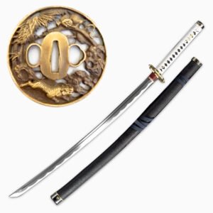 enma sword – devil may cry 5 anime game replica, carbon steel, 1:1 zinc alloy fittings, collectible katana